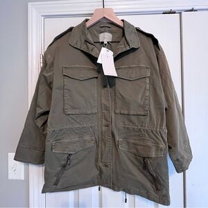 Joie Women’s Army Green Jenita Utility Jacket size small